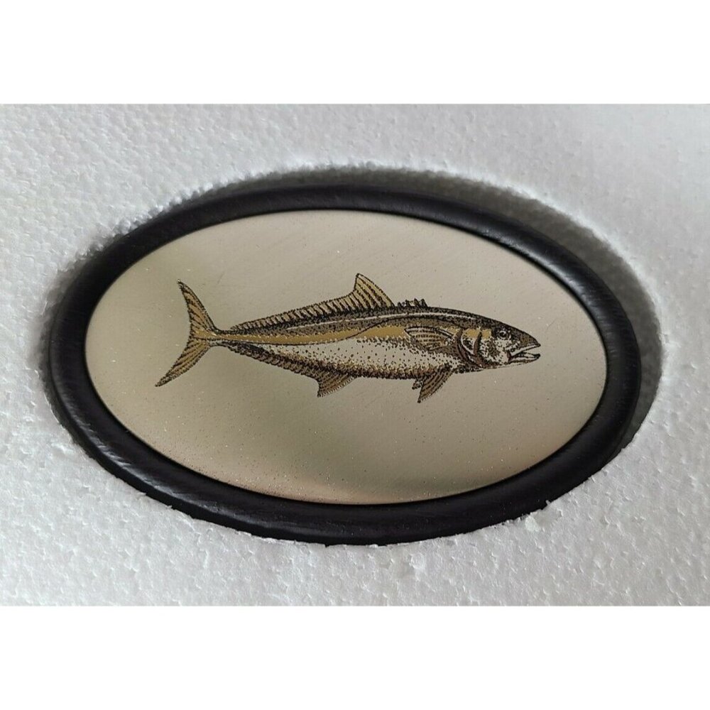 Franklin Mint 1980 The Great Game‎ Fish of the World Yellowtail Fish Plaque